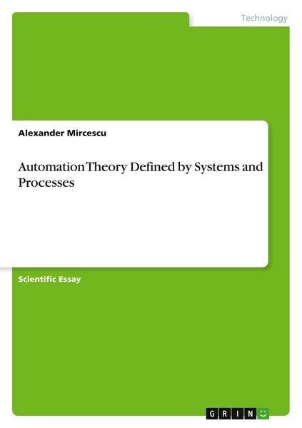 Produktbild: Automation Theory Defined by Systems and Processes
