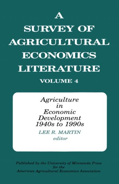 Produktbild: Survey of Agricultural Economics Literature V4