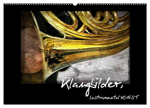 Produktbild: Klangbilder Instrumental-KUNST (Wandkalender 2026 DIN A2 quer), CALVENDO Monatskalender