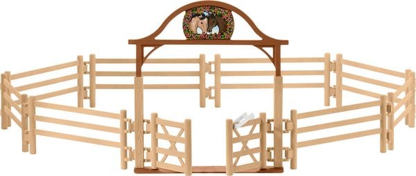 Produktbild: schleich&reg; 42434 42434Pferdekoppel mit Eingangstor
