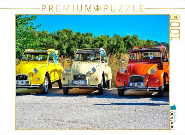 Produktbild: CALVENDO Puzzle Ein Motiv aus dem Kalender Citro&euml;n 2CV - die Ente | 1000 Teile Lege-Gr&ouml;&szlig;e 64x48cm Foto-Puzzle f&uuml;r gl&uuml;ckliche Stunden