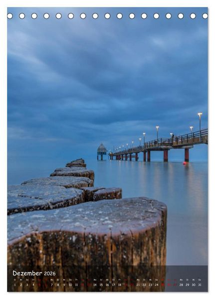 Produktbild: Wunderbare Ostseelandschaft Fischland-Dar&szlig;-Zingst (Tischkalender 2026 DIN A5 hoch), CALVENDO Monatskalender
