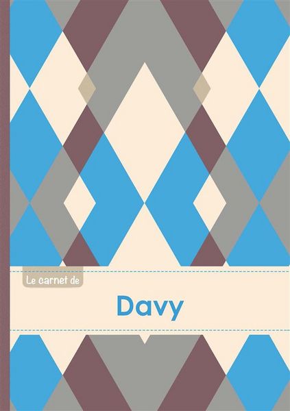 Produktbild: Le carnet de davy lignes, 96p, a5