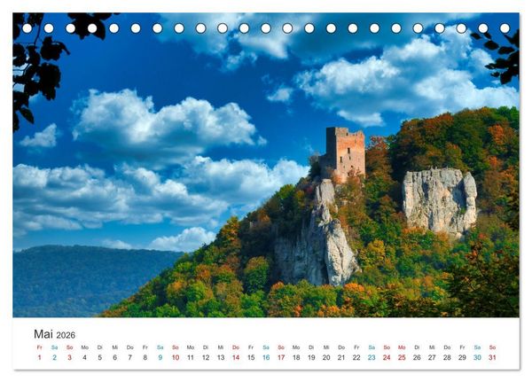 Produktbild: Rund um N&uuml;rtingen (Tischkalender 2026 DIN A5 quer), CALVENDO Monatskalender