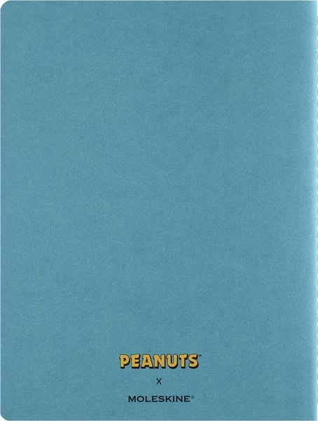 Produktbild: Moleskine Peanuts Linus Cahier limitierte Ausgabe, XL, liniert, Kartoneinband, Hellblau
