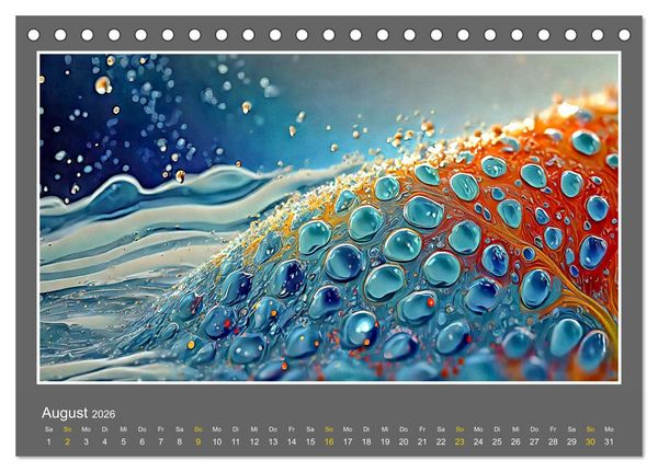 Produktbild: Strukturvisionen (Tischkalender 2026 DIN A5 quer), CALVENDO Monatskalender
