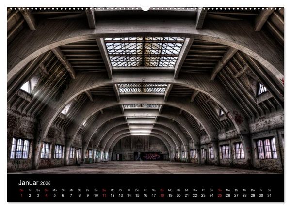 Produktbild: Lost Places - Verlassene Orte (Wandkalender 2026 DIN A2 quer), CALVENDO Monatskalender