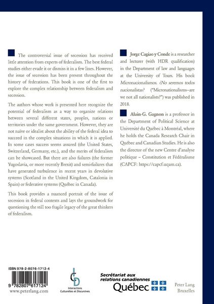 Produktbild: Federalism and Secession