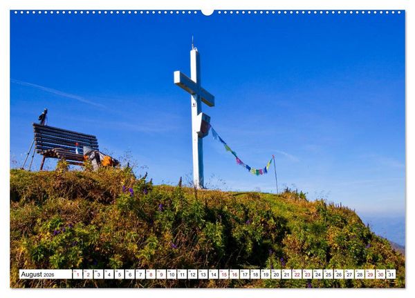 Produktbild: Kraftpl&auml;tze in den Bergen (Wandkalender 2026 DIN A2 quer), CALVENDO Monatskalender