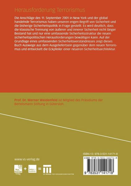 Produktbild: Herausforderung Terrorismus