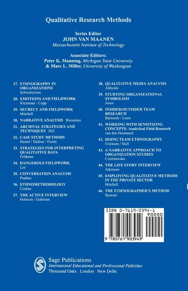 Produktbild: The Ethnographer's Method
