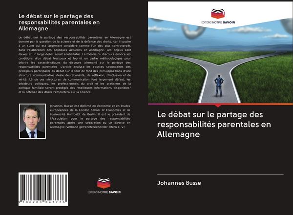 Produktbild: Le d&eacute;bat sur le partage des responsabilit&eacute;s parentales en Allemagne
