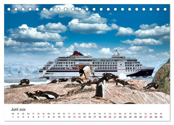 Produktbild: HANSEATIC nature (Tischkalender 2026 DIN A5 quer), CALVENDO Monatskalender