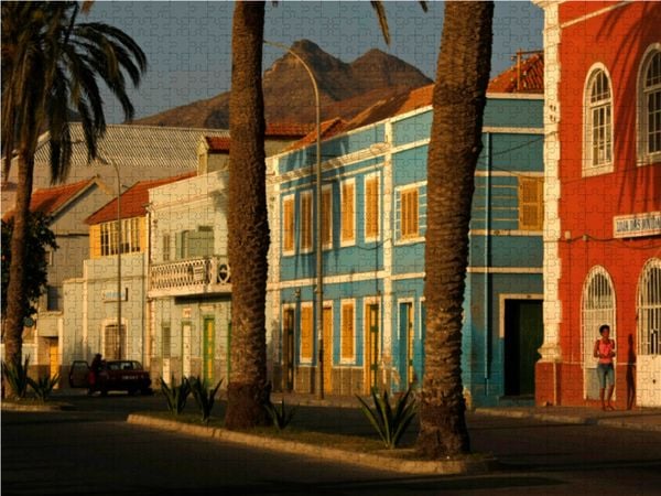 Produktbild: CALVENDO Puzzle Kapverden, Mindelo, Insel Sao Vicente | 1000 Teile Lege-Gr&ouml;&szlig;e 64x48cm Foto-Puzzle f&uuml;r gl&uuml;ckliche Stunden