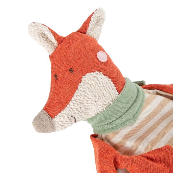 Produktbild: Sigikid 31018 - Schnuffeltuch Fuchs, beige gestreift, Baumwolle, 20x4x26cm