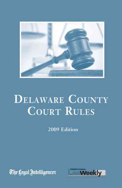 Produktbild: 2009 Delaware County Court Rules