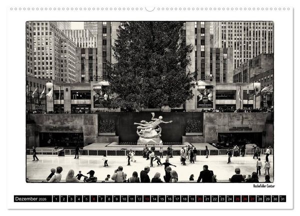 Produktbild: Manhattan Memories - Erinnerungen an New York (hochwertiger Premium Wandkalender 2026 DIN A2 quer), Kunstdruck in Hochglanz
