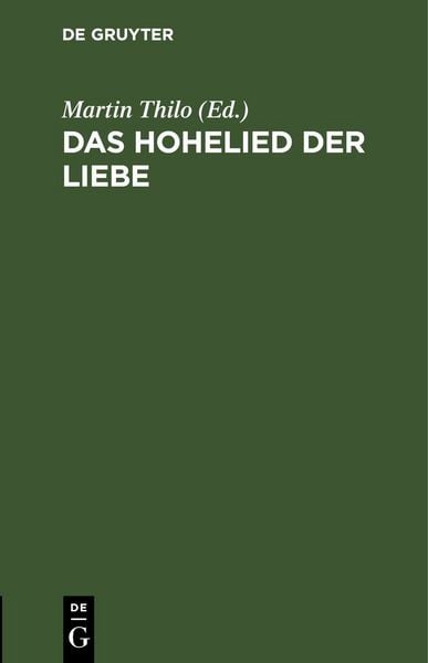 Produktbild: Das Hohelied der Liebe