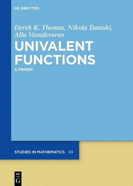 Produktbild: Univalent Functions