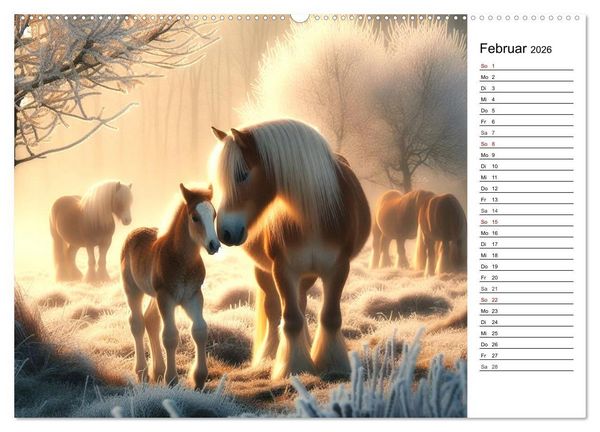 Produktbild: Tinker Tr&auml;ume - Ein Jahr auf zauberhaften Weiden (hochwertiger Premium Wandkalender 2026 DIN A2 quer), Kunstdruck in Hochglanz