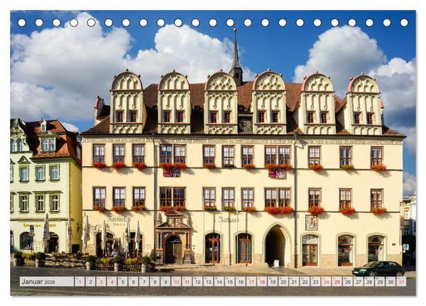 Produktbild: Naumburg Impressionen (Tischkalender 2026 DIN A5 quer), CALVENDO Monatskalender