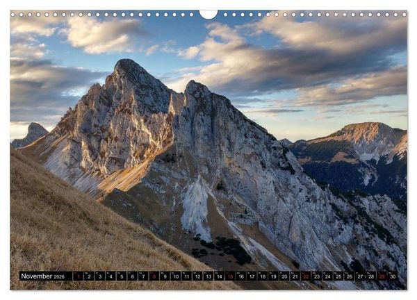 Produktbild: Allg&auml;uer Bergblicke - Frei f&uuml;hlen, frei denken, loslassen... (Wandkalender 2026 DIN A3 quer), CALVENDO Monatskalender