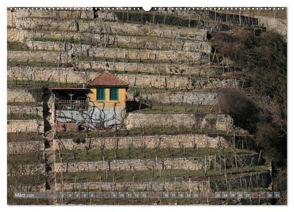 Produktbild: Weinbergh&auml;uschen - Schutz- und Werkzeughaus f&uuml;r den Weing&auml;rtner (hochwertiger Premium Wandkalender 2026 DIN A2 quer), Kunstdruck in Hochglanz