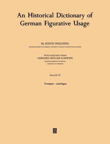 Produktbild: Historical Dict Of German Figu