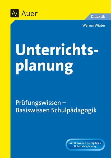 Produktbild: Unterrichtsplanung