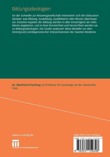 Produktbild: Bildungsideologien