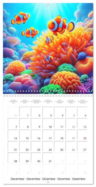 Produktbild: Sea Creatures of the Coral Reefs (Wall Calendar 2026 12 &times; 12 Inch) CALVENDO 12 Month Wall Calendar