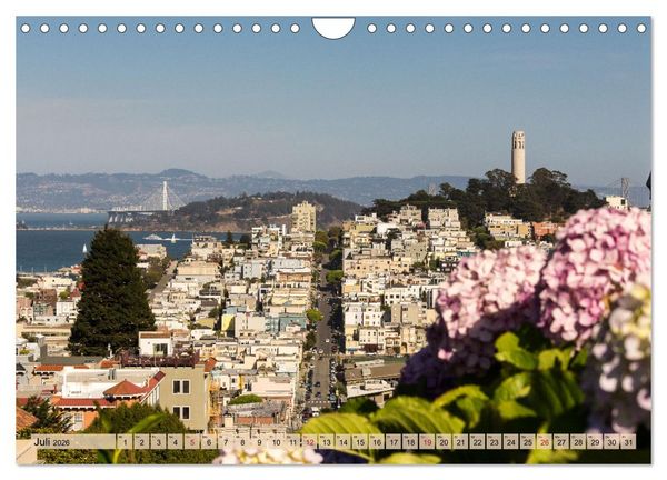 Produktbild: If I'm going to San Francisco (Wandkalender 2026 DIN A4 quer), CALVENDO Monatskalender