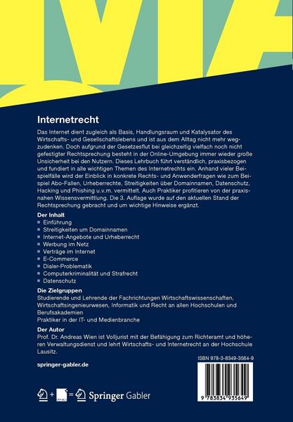 Produktbild: Internetrecht