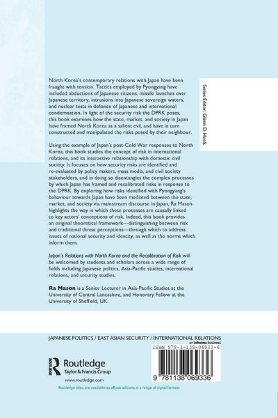 Produktbild: Japan's Relations with North Korea and the Recalibration of Risk