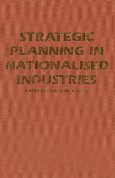 Produktbild: Strategic Planning in Nationalised Industries