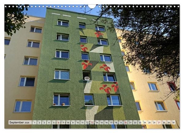Produktbild: Architektur-Charme der DDR (Erfurt) (Wandkalender 2026 DIN A3 quer), CALVENDO Monatskalender