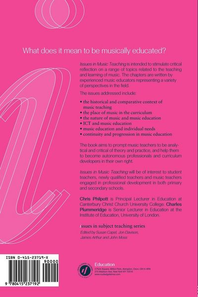 Produktbild: Issues in Music Teaching