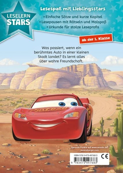 Produktbild: Leselernstars: Disney / Pixar Cars - Beste Freunde