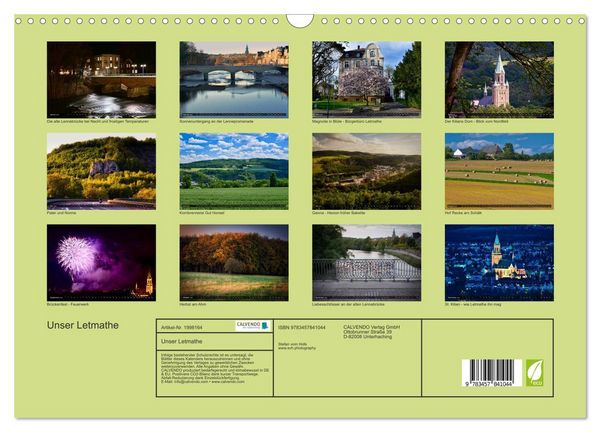 Produktbild: Unser Letmathe (Wandkalender 2026 DIN A3 quer), CALVENDO Monatskalender