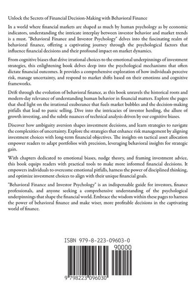 Produktbild: Behavioral Finance and Investor Psychology