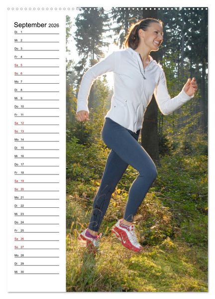 Produktbild: Der Laufplaner (Wandkalender 2026 DIN A2 hoch), CALVENDO Monatskalender