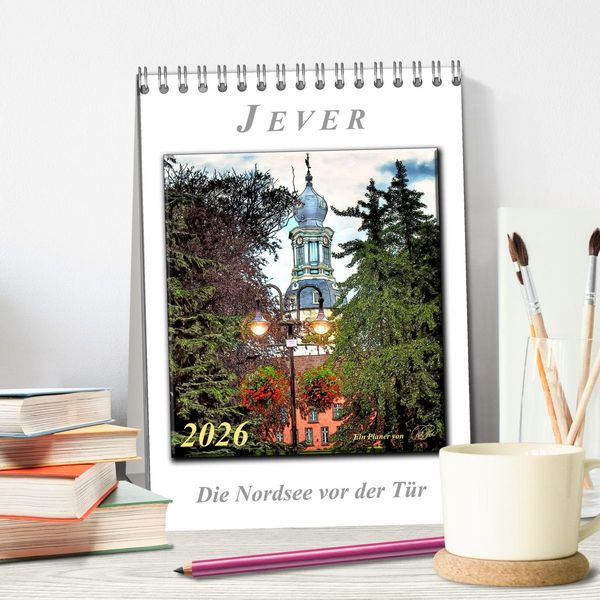 Produktbild: Jever - die Nordsee vor der T&uuml;r (Tischkalender 2026 DIN A5 hoch), CALVENDO Monatskalender