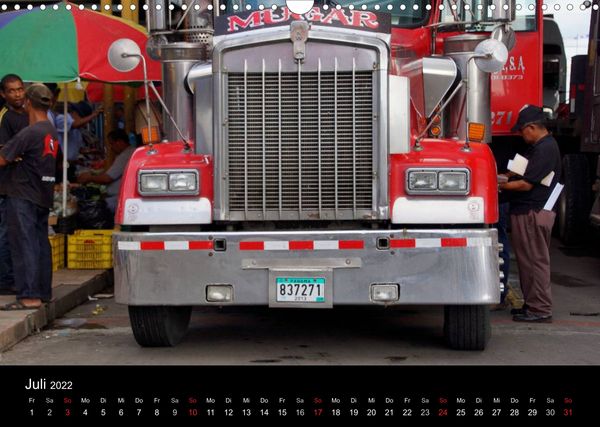 Produktbild: Trucks zwischen Panama und Costa Rica. (Wandkalender 2022 DIN A3 quer)