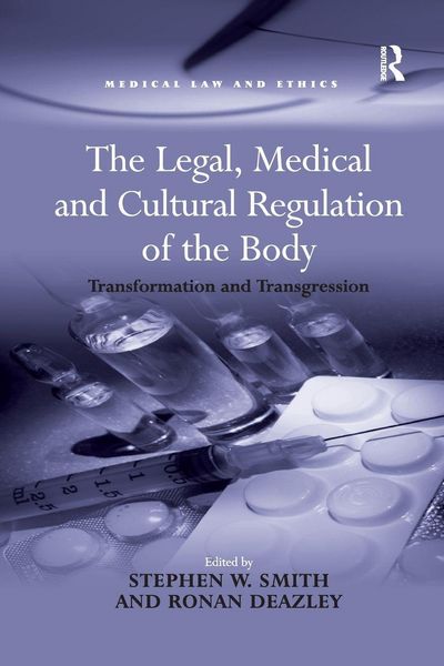 Produktbild: The Legal, Medical and Cultural Regulation of the Body