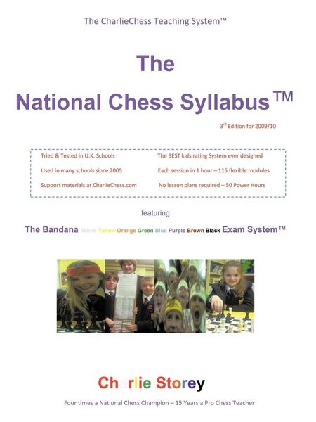 Produktbild: The National Chess Syllabus Featuring the Bandana Martial Art Exam System