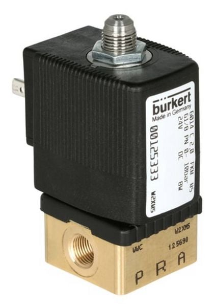 Bürkert Direktgesteuertes Ventil 125342 6014 230 V/AC Gehäusematerial Messing Dichtungsmaterial FKM 1 St.