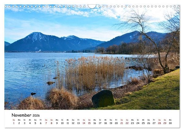 Produktbild: Winterstimmung am Tegernsee (Wandkalender 2026 DIN A3 quer), CALVENDO Monatskalender