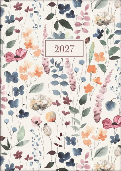Produktbild: rido/id&eacute; 7028507027 Buchkalender Premium Young Line 2027 "Watercolor" A5, Papier