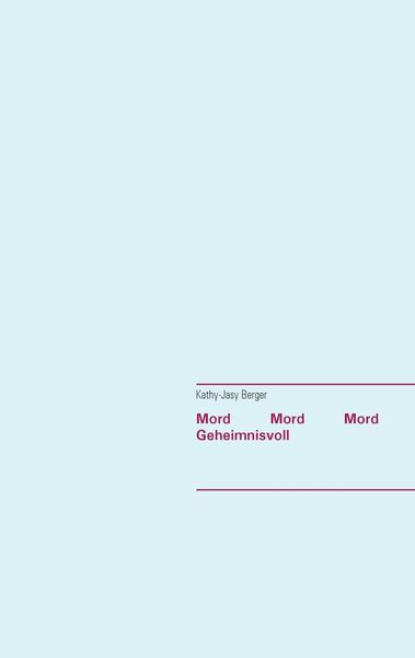 Produktbild: Mord Mord Mord Geheimnisvoll