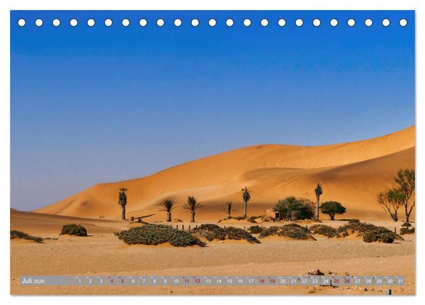 Produktbild: Namibia - Von Nord nach S&uuml;d (Tischkalender 2026 DIN A5 quer), CALVENDO Monatskalender